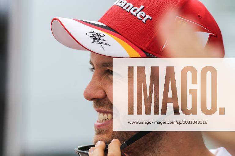 Sao Paulo, Brazil - Ferrari s German Sebastian Vettel in the pit of the Interlagos Autodrome in southern Sao Paulo on Thursday, 09, in preparation for the Brazilian Grand Prix Formula 1 race on Sunday, 12. Brazil F1 GP preparations - ZUMAo70_ 80792616st