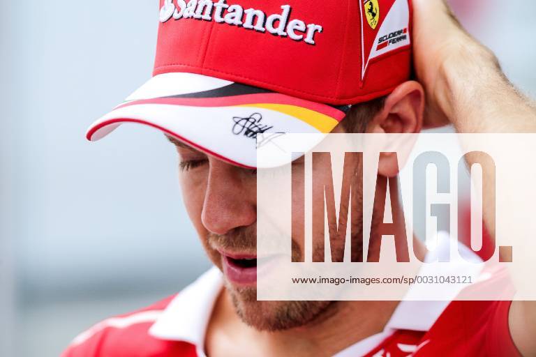 Sao Paulo, Brazil - Ferrari s German Sebastian Vettel in the pit of the Interlagos Autodrome in southern Sao Paulo on Thursday, 09, in preparation for the Brazilian Grand Prix Formula 1 race on Sunday, 12. Brazil F1 GP preparations - ZUMAo70_ 80792622st