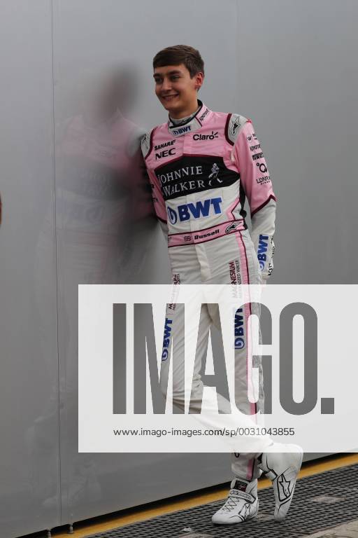 George Russell (GBR) Test Driver, Sahara Force India F1 VJM010 Brazilian Grand Prix, Sao Paulo, Interlagos 9 - 12 November 2017 09.11.2017 - George Russell (GBR) Test Driver, Sahara Force India F1 VJM010