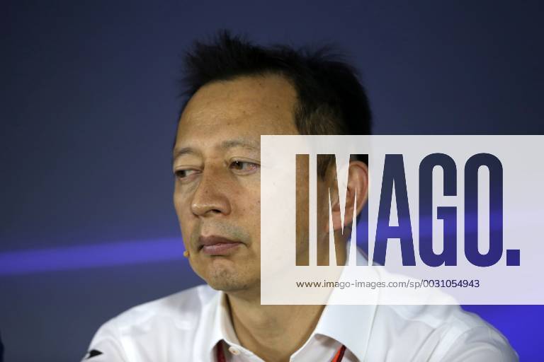 press conference PK Pressekonferenz Yusuke Hasegawa (JPN) Head of Honda F1 Programme Brazilian Grand Prix, Sao Paulo, Interlagos 9 - 12 November 2017 10.11.2017 - Press conference, Yusuke Hasegawa (JPN) Head of Honda F1 Programme