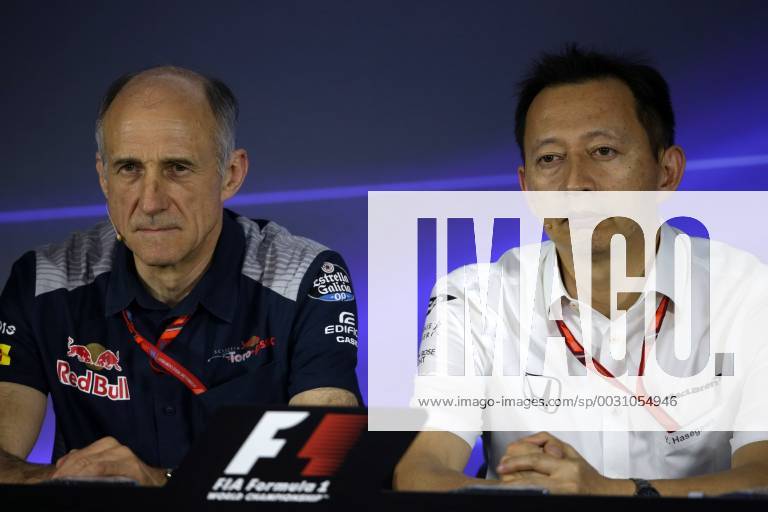 Free Practice 2, press conference PK Pressekonferenz Franz Tost, Scuderia Toro Rosso, Team Principal and Yusuke Hasegawa (JPN) Head of Honda F1 Programme Brazilian Grand Prix, Sao Paulo, Interlagos 9 - 12 November 2017 10.11.2017 - Free Practice 2, Press conference, Franz Tost, Scuderia Toro Rosso, Team Principal and Yusuke Hasegawa (JPN) Head of Honda F1 Programme