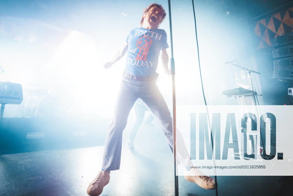 Enter Shikari live in Copenhagen, Denmark Copenhagen, Denmark. 30th, October 2023. The British rock band Enter Shikari performs a live concert at VEGA in Copenhagen. Here vocalist Rou Reynolds is seen live on stage. Copenhagen Denmark