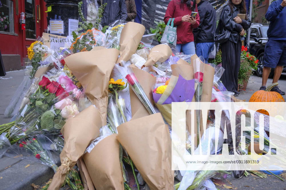 New York City,NY-October 31st 2023: Memorial for Actor Matthew Perry who passed away on October 28th 2023 in New York City.