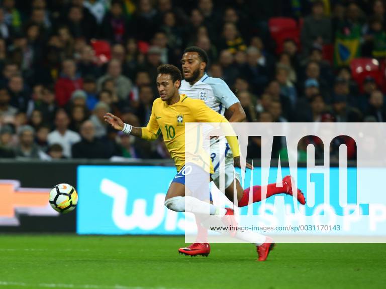London, England, United Kingdom - Neymar of Brazil ..during International Friendly Länderspiel match between England and Brazil at Wembley stadium, London on 14 Nov , 2017 England vs Brazil - International Friendly - ZUMAn230 20171114_zaa_n230_404