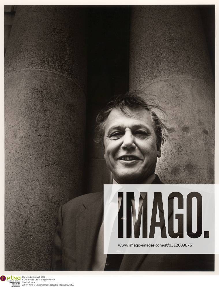 IMAGO ICONS: Sir David Attenborough David Attenborough 1987 * Call Before Use to Negotiate Fee * Credit all uses David Attenborough 1987 * Call Before Use to Negotiate Fee * Credit all uses, Credit: Chris George Avalon