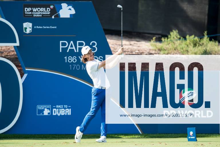 Tommy Fleetwood of England during the European Tour DP World Championship WM Weltmeisterschaft at Jumeirah Golf Estates, Dubai, UAE on 17 November 2017.