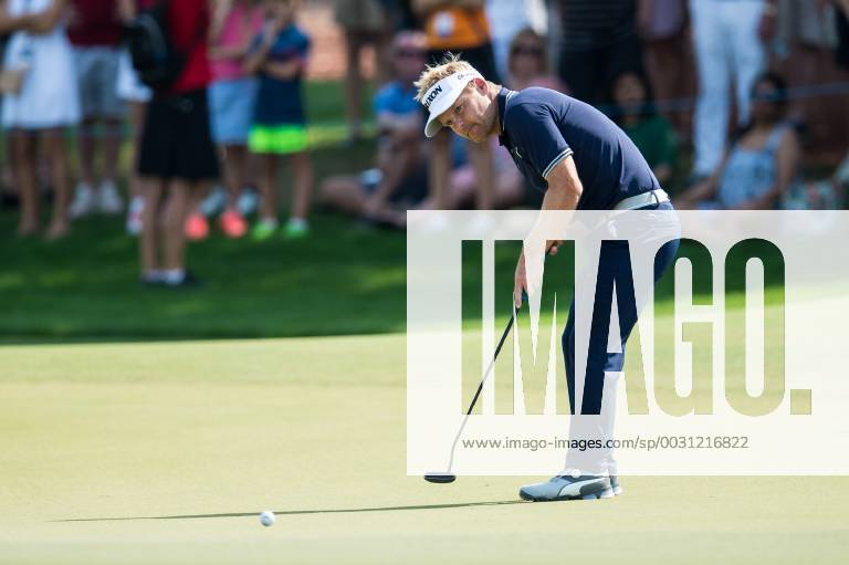 Soren Kjeldson of Sweden putts during the European Tour DP World Championship WM Weltmeisterschaft at Jumeirah Golf Estates, Dubai, UAE on 17 November 2017.