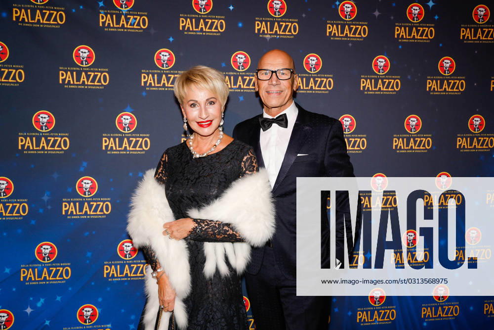 Bianca Brömme with husband Bernd Brömme at the world premiere Ghosts and Ducks in the Palazzo tent Berlin