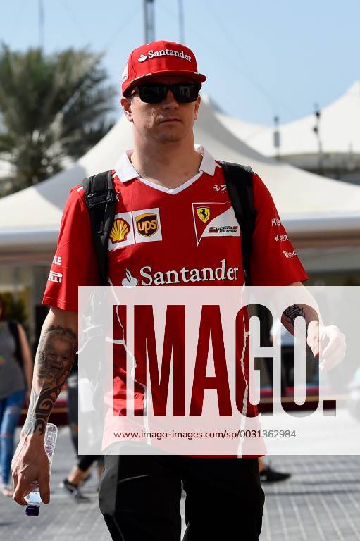 Kimi Raikkonen FIN 7 Scuderia Ferrari Grand Prix of ABU DHABI 2017 Preparations Motorsport Formula 1 23 11 2017 ABU DHABI