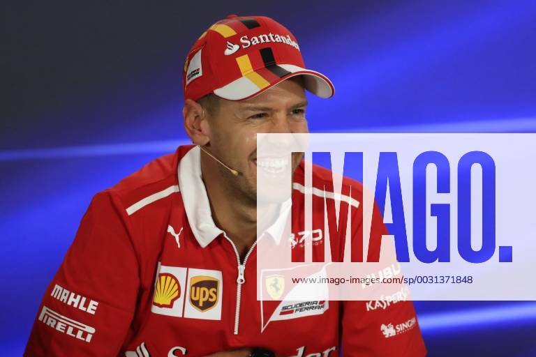 23rd November 2017, Yas Marina Circuit, Abu Dhabi, UAE; Abu Dhabi Formula One Grand Prix, driver arrivals and press conference PK Pressekonferenz Sebastian Vettel - Scuderia Ferrari ActionPlus11955017