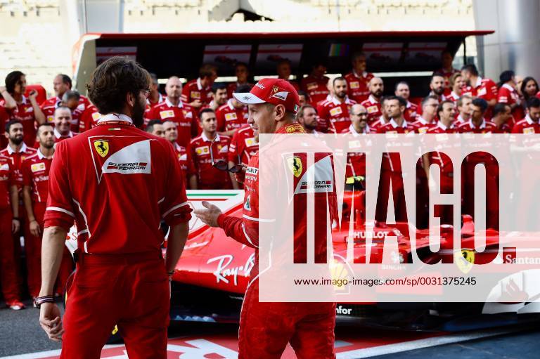 Sebastian Vettel GER 5 Scuderia Ferrari Grand Prix of ABU DHABI 2017 Preparations Motorsport Formula 1 23 11 2017 ABU DHABI