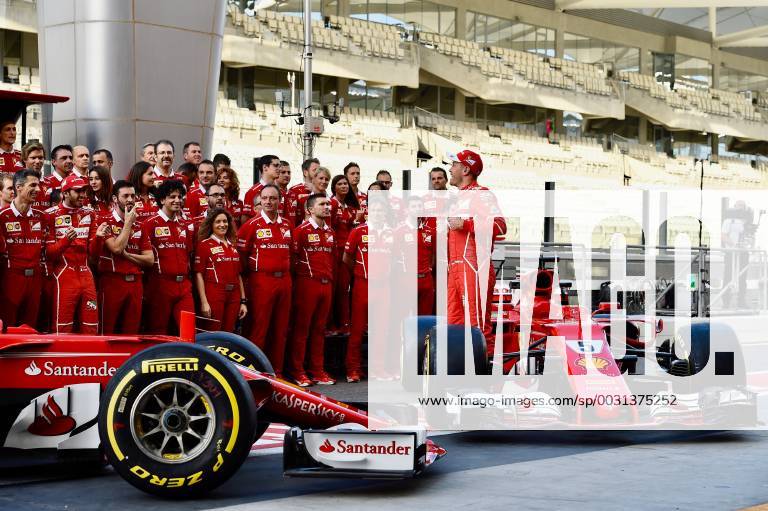 Sebastian Vettel GER 5 Scuderia Ferrari Grand Prix of ABU DHABI 2017 Preparations Motorsport Formula 1 23 11 2017 ABU DHABI