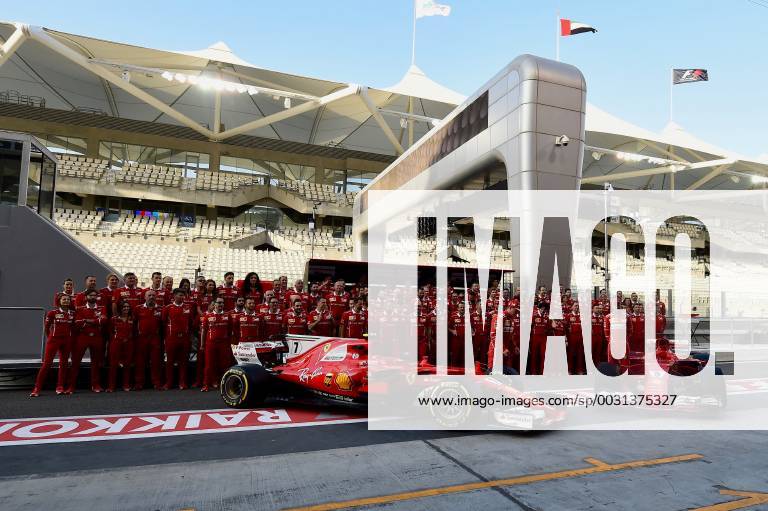 Sebastian Vettel GER 5 Scuderia Ferrari Kimi Raikkonen FIN 7 Scuderia Ferrari Grand Prix of ABU DHABI 2017 Preparations Motorsport Formula 1 23 11 2017 ABU DHABI
