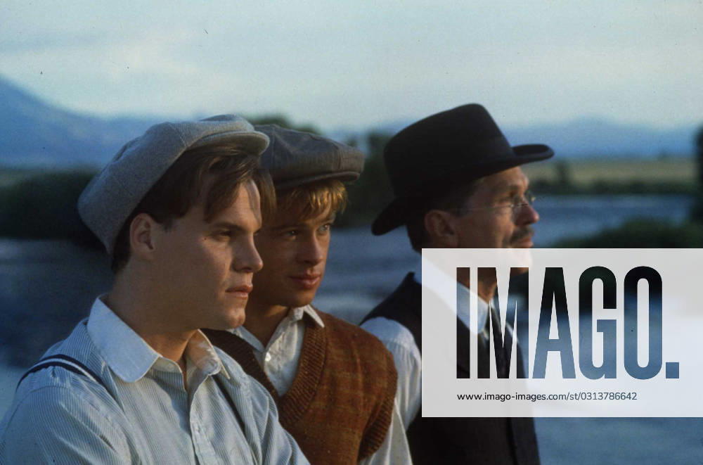 Brad Pitt, Tom Skerritt Brad Pitt and Tom Skerritt in A River runs through it. , Credit:Movie or TV or Production compa Avalon