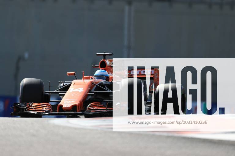 24th November 2017, Yas Marina Circuit, Abu Dhabi, UAE; Abu Dhabi Formula One Grand Prix, Friday free practice; Fernando Alonso - McLaren Honda ActionPlus11955331