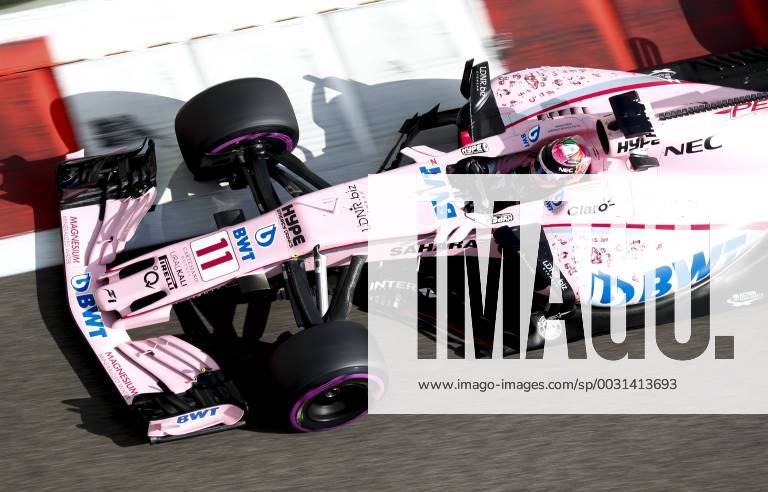 Motorsports: FIA Formula One World Championship WM Weltmeisterschaft 2017, Grand Prix of Abu Dhabi, 11 Sergio Perez (MEX, Sahara Force India F1 Team), Abu Dhabi United Arab Emirates