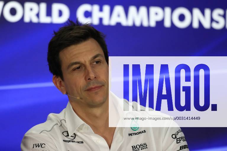 24th November 2017, Yas Marina Circuit, Abu Dhabi, UAE; Abu Dhabi Formula One Grand Prix, Friday Team press conference PK Pressekonferenz Toto Wolff - Executive Director &amp; Head of Mercedes-Benz Motorsport ActionPlus11955414