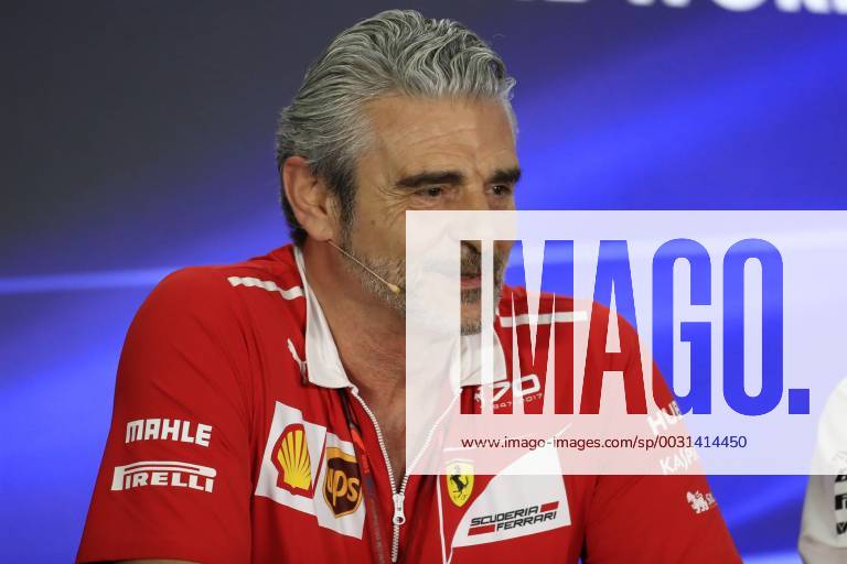 24th November 2017, Yas Marina Circuit, Abu Dhabi, UAE; Abu Dhabi Formula One Grand Prix, Friday Team press conference PK Pressekonferenz Maurizio Arrivabene & x2013; Managing Director and Team Principal of Scuderia Ferrari ActionPlus11955415