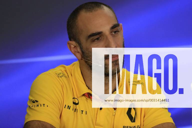 24th November 2017, Yas Marina Circuit, Abu Dhabi, UAE; Abu Dhabi Formula One Grand Prix, Friday Team press conference PK Pressekonferenz Cyril; Abiteboul; Managing; Director; Renault; Racing; ActionPlus11955416