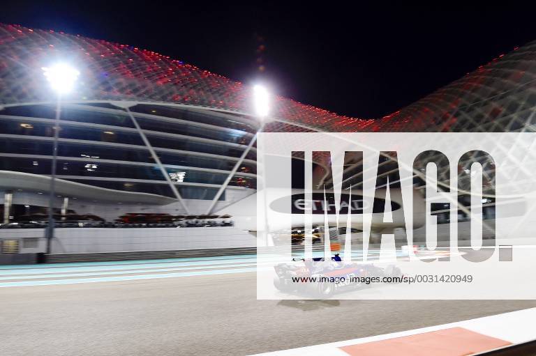 Pierre Gasly FRA 10 Scuderia Toro Rosso Grand Prix of ABU DHABI 2017 2nd Free Practice of Motorsport Formula 1 24 11 2017 ABU DHABI