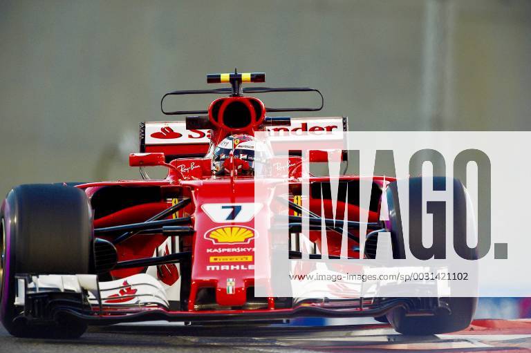 Kimi Raikkonen FIN 7 Scuderia Ferrari Grand Prix of ABU DHABI 2017 2nd Free Practice of Motorsport Formula 1 24 11 2017 ABU DHABI