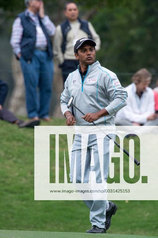 Hong Kong, Hong Kong SAR, CHINA - HONG KONG SAR,CHINA: November 25,2017. Day 3 of the UBS Hong Kong Open Golf at Hong Kong Golf Club Fanling. India s Shiv Shankar Prasad Chawrasia enters the final round on 10 under par. Though his 3rd round was average, he has consistently held the lead.Chawrasia on the 10th green Day 3 of the UBS Hong Kong Open Golf - ZUMAr144 20171125_zap_r144_003