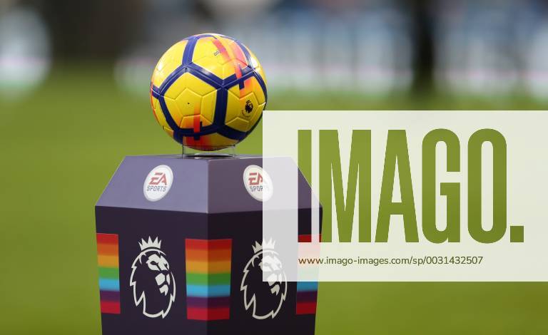Fu?ball, England, LGBT Kampagne Newcastle United v Watford Premier League Match Ball with rainbow stand to support Stonewall, the LGBT equality charity prior to the Premier League match at St. James s Park, Newcastle Content Not Available For UK Newspapers