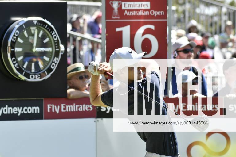 26th November 2017, The Australian Golf Club, Sydney, Australia; Emirates Australian Open Golf, final round; Winner Cameron Davis (AUS) hits a drive on the 16th hole ActionPlus11956389