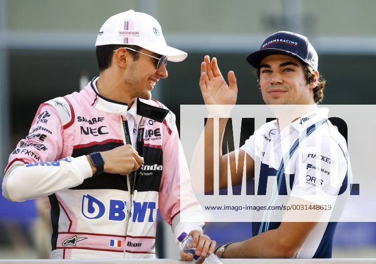 Motorsports: FIA Formula One World Championship WM Weltmeisterschaft 2017, Grand Prix of Abu Dhabi, 31 Esteban Ocon (FRA, Sahara Force India F1 Team), 18 Lance Stroll (CAN, Williams Martini Racing), Abu Dhabi United Arab Emirates
