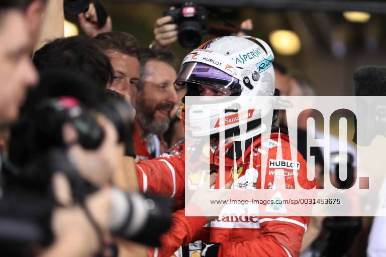 26th November 2017, Yas Marina Circuit, Abu Dhabi, UAE; Abu Dhabi Formula One Grand Prix, Sunday race day; Sebastian Vettel - Scuderia Ferrari 3rd place in parc ferme ActionPlus11956615