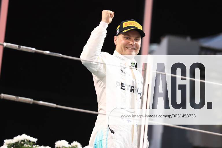 26th November 2017, Yas Marina Circuit, Abu Dhabi, UAE; Abu Dhabi Formula One Grand Prix, Sunday race day; Valtteri Bottas - Mercedes AMG Petronas F1 Team wins the race ActionPlus11956619