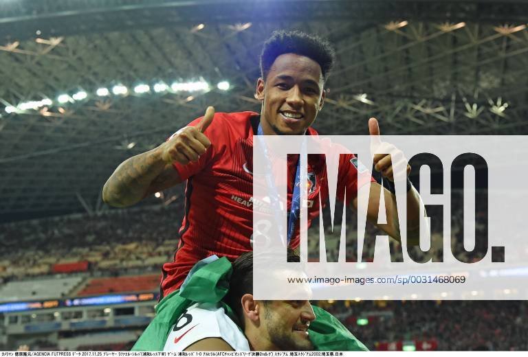 Rafael da Silva (Reds), NOVEMBER 25, 2017 - Football Soccer : Rafael da Silva of Urawa Reds celebrates after winning the AFC Champions League Final 2nd leg match between Urawa Red Diamonds 1-0 Al-Hilal at Saitama Stadium 2002 in Saitama, Japan. Noxthirdxpartyxsales (mmcb009126)