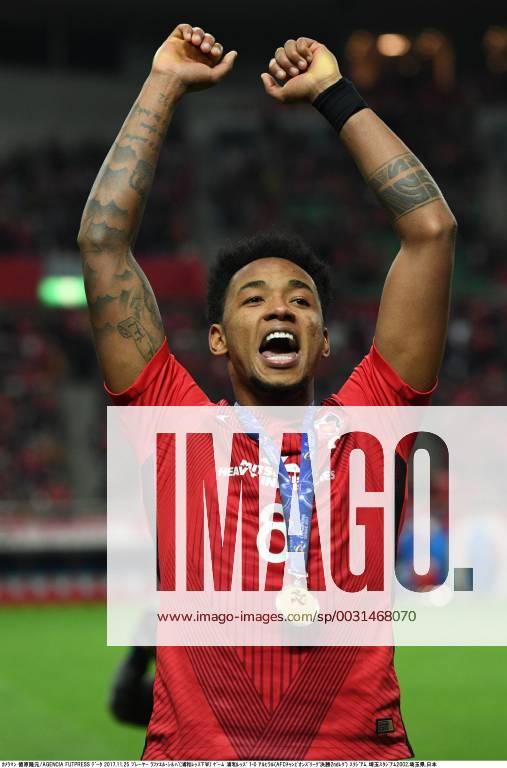 Rafael da Silva (Reds), NOVEMBER 25, 2017 - Football Soccer : Rafael da Silva of Urawa Reds celebrates after winning the AFC Champions League Final 2nd leg match between Urawa Red Diamonds 1-0 Al-Hilal at Saitama Stadium 2002 in Saitama, Japan. Noxthirdxpartyxsales (mmcb009127)