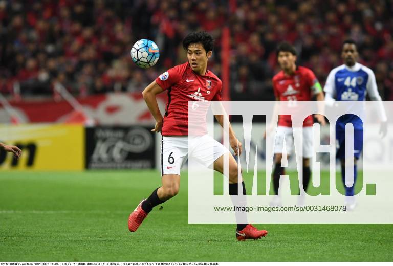 Wataru Endo (Reds), NOVEMBER 25, 2017 - Football Soccer : AFC Champions League Final 2nd leg match between Urawa Red Diamonds 1-0 Al-Hilal at Saitama Stadium 2002 in Saitama, Japan. Noxthirdxpartyxsales (mmcb009135)