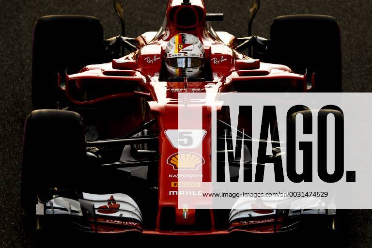 Motorsports: FIA Formula One World Championship WM Weltmeisterschaft 2017, Grand Prix of Abu Dhabi, 5 Sebastian Vettel (GER, Scuderia Ferrari), Abu Dhabi United Arab Emirates