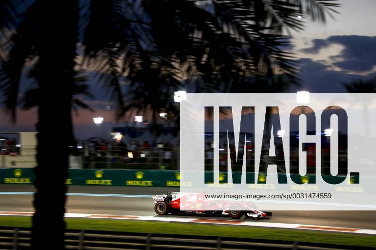Motorsports: FIA Formula One World Championship WM Weltmeisterschaft 2017, Grand Prix of Abu Dhabi, 5 Sebastian Vettel (GER, Scuderia Ferrari), Abu Dhabi United Arab Emirates