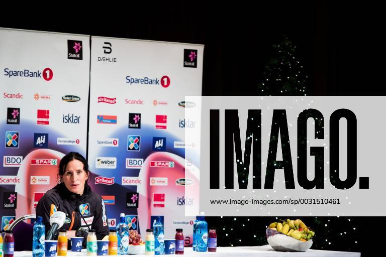 Marit Bjørgen of Norway during a press conference on December 1, 2017 in Lillehammer Photo Jon Olav Nesvold BILDBYR N code JE 160086