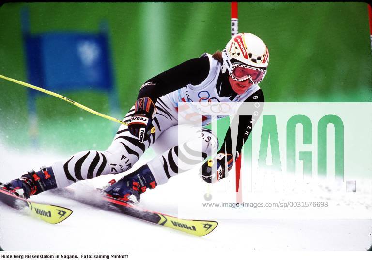 Hilde Gerg Alpine Skiing Olympics Nagano 1998 RSL action Nagano Japan
