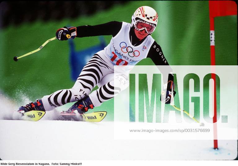 Hilde Gerg Alpine Skiing Olympics Nagano 1998 RSL action Nagano Japan