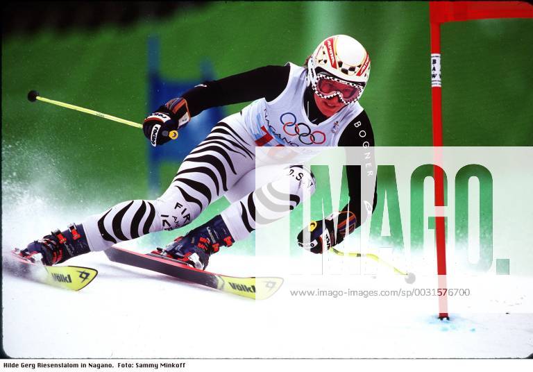 Hilde Gerg Alpine Skiing Olympics Nagano 1998 RSL action Nagano Japan