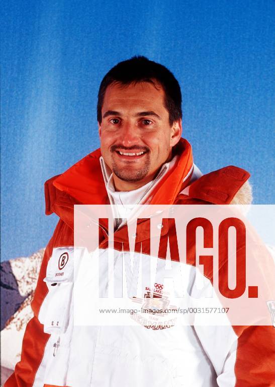 Georg Hackl Tobogganing Olympia 2002 in Salt Lake City Portrait Neuss Germany