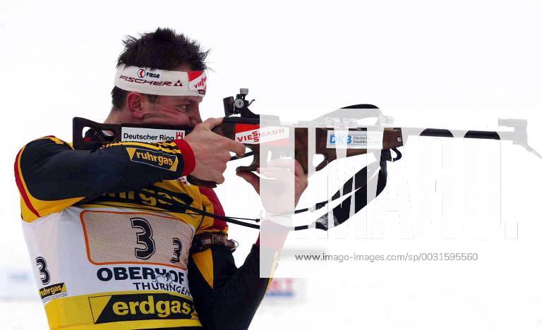 Sven Fischer Biathlon World Cup in Oberhof in 2004 sport biathlon Oberhof Germany 00009