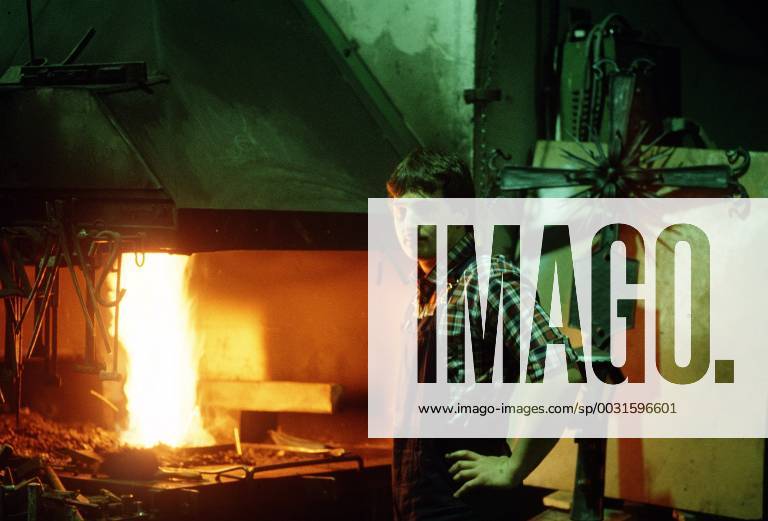 A skilled blacksmith Luger Georg Hackl is at his old teacher Berchtesgaden Germany