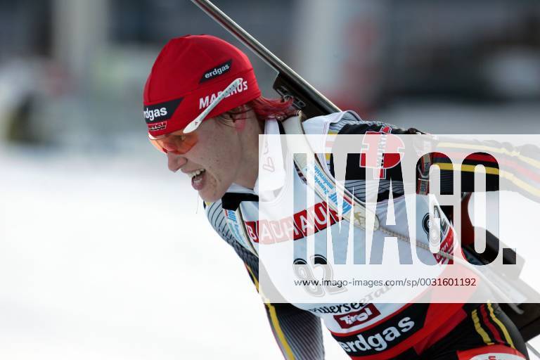 Kati Wilhelm action taken at the Biathlon World Cup of women s in Hochfilzen, Austria on 13 12 2006 Hochfilzen, Austria