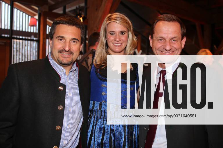 Ehrung des WinterStar 2014 im Moarhof auf dem Samerberg, ein Sportpreis f?r hervorragende Leistungen im Wintersport Georg Hackl, Natalie Geisenberger, Alfons H?rmann, Samerberg Bayern Deutschland