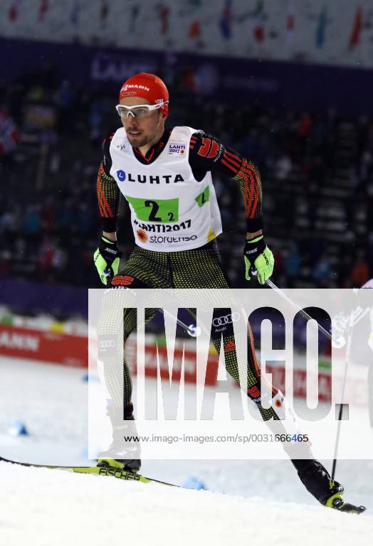 FIS NORDIC WORLD CHAMPIONSHIPS 2017 Lahti (FIN) Nordic Combined Team Sprint Johannes Rydzek gewinnt beim Team Sprint seine 4. Goldmedaille bei dieser WM , Lahti Finnland No model release