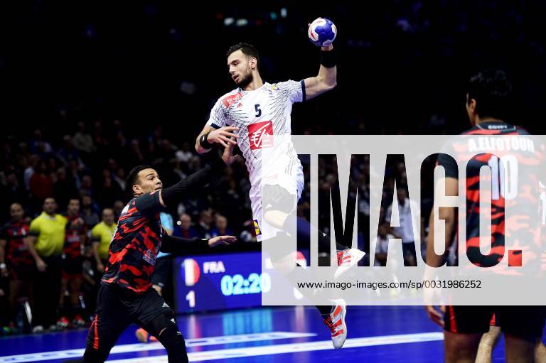 Nedim Remili (France) HANDBALL : France vs Egypte - Golden League - Paris - 06 01 2018 JBAutissier Panoramic