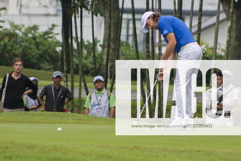 Kuala Lumpur, Kuala Lumpur, Malaysia - Tommy Fleetwood (England) is seen taking a shot on fourball matches at the Eurasia Cup...EurAsia Cup is a biennial men professional team golf tournament between Europe and Asia presented by RHB HICOM. It is held on 12th 14th January 2018 at Glenmarie Golf & Country Club. Team Asia will be lead by Arjun Atwal (India) as a captain for the team and the vice captain Zhang Lainwei (China) while for the team Europe Thomas Bjorn (Denmark) will be the captain. Malaysia: Eurasia Cup golf tournament - ZUMAs197 81544012st