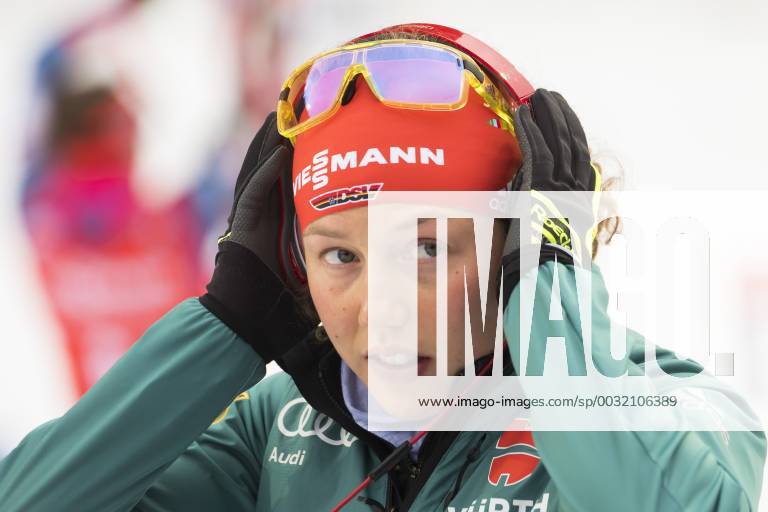Laura Dahlmeier GER action Biathlon World Cup 12 5 KM mass start of women in Ruhpolding, Germany on 14 01 2018