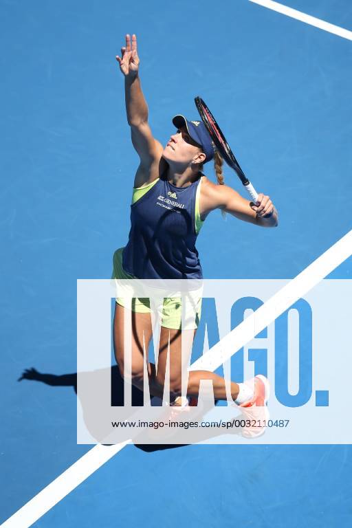 Angelique Kerber GER during first round of 2018 Australian Open in Melbourne 16 01 2018